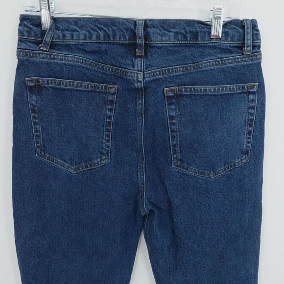 Reformation Jeans 31x29 Blue‎ Donna High Rise Bootcut Dark Wash Casual Stretch - Picture 10 of 13